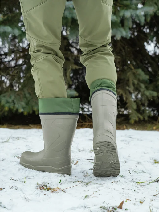 EVASHOES Резиновые сапоги зимние меховые из ЭВА, вариант, фото 8