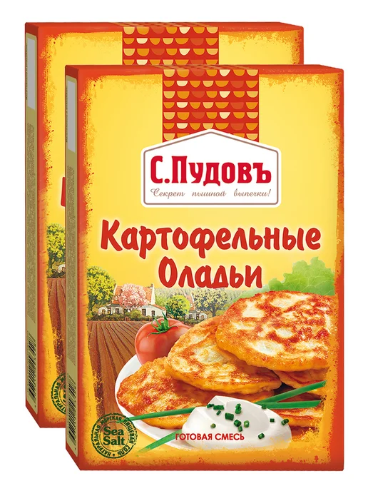Золотое Утро Смесь для выпечки "Картофельные оладьи", 2 шт по 250 г, 2 шт, 250 г, фото 2