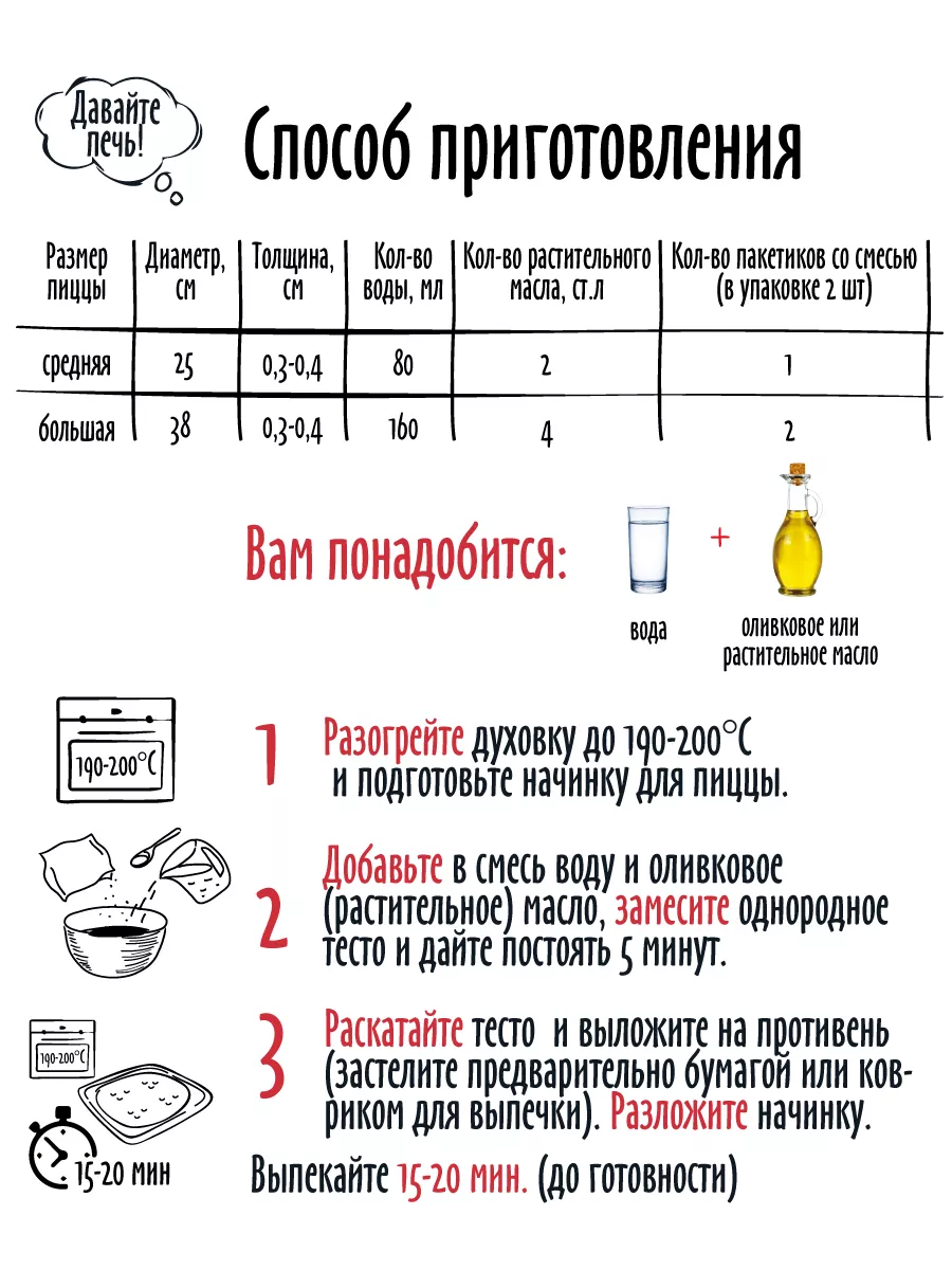 Смесь для выпечки 