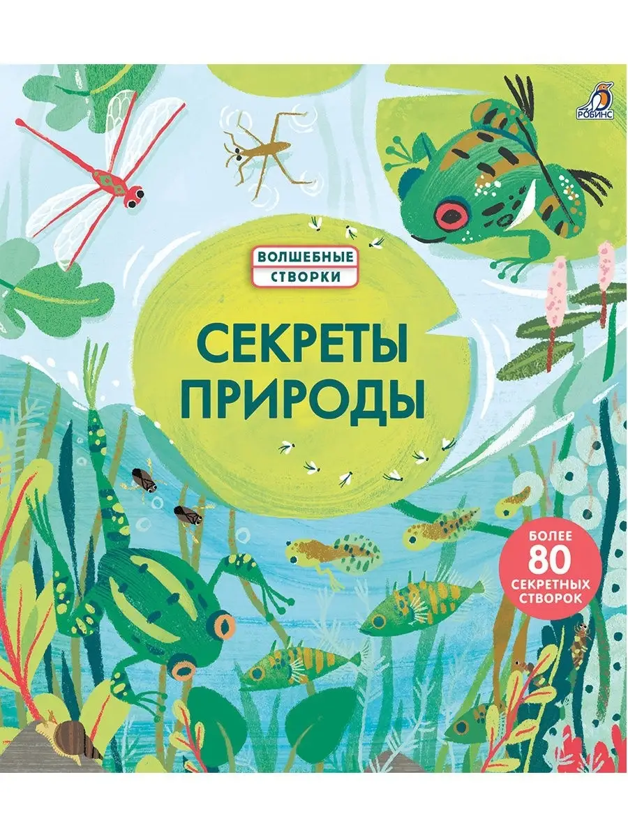 Секреты природы. От 3 лет. Книга с окошками. Издательство Робинс 9026745  купить в интернет-магазине Wildberries