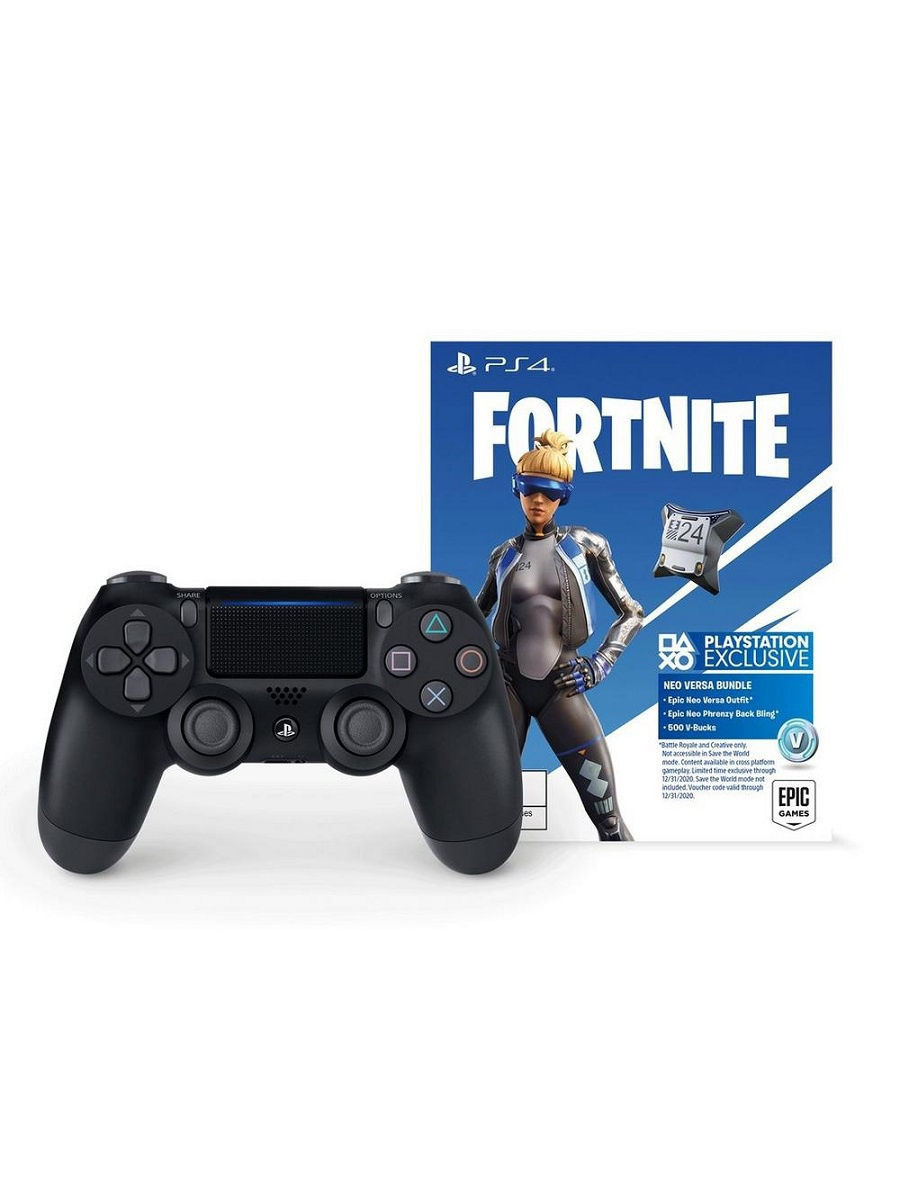 Набор Беспроводной контроллер DualShock 4 и дополнительный контент в  Fortnite PlayStation 9032372 купить в интернет-магазине Wildberries