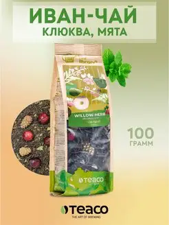 Иван чай листовой с мятой 100 гр TEACO 9077574 купить за 339 ₽ в интернет-магазине Wildberries