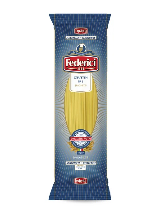 Federici Макароны Спагетти №003, 400г, 400 г