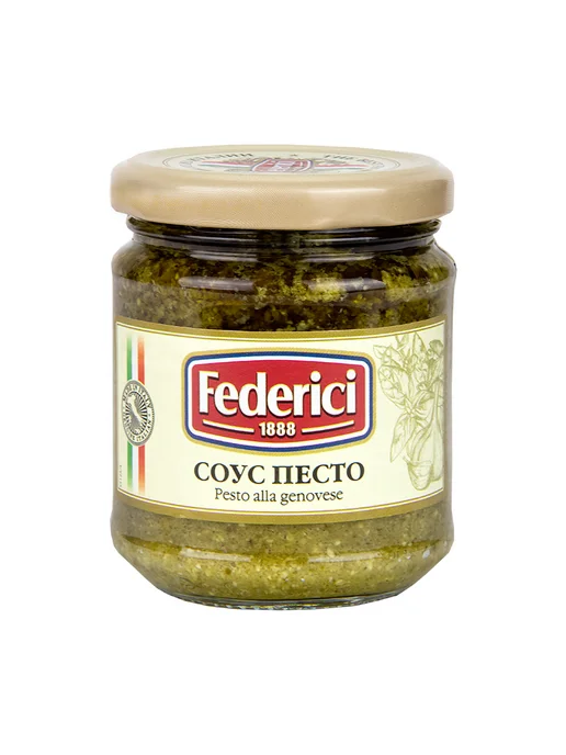 Federici Соус песто Дженовезе без чеснока, 190г, 190 г