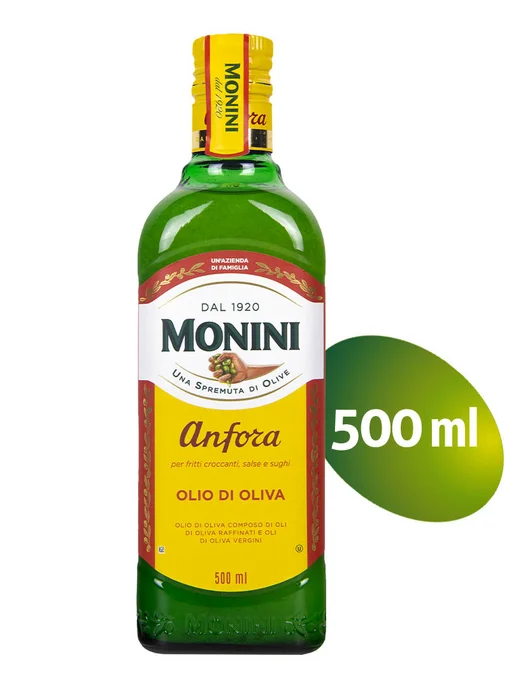 Monini Масло оливковое Anfora рафинированное с нераф, 500мл, 500 мл