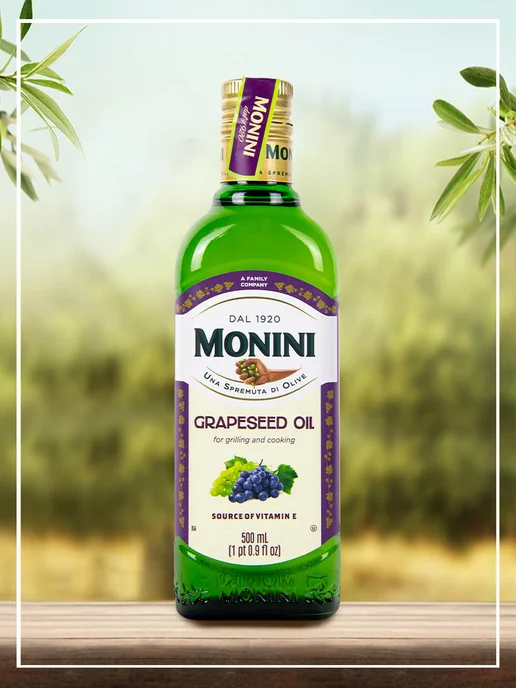 Monini Масло из виноградных косточек рафинированное, 500л, 500 л, фото 4