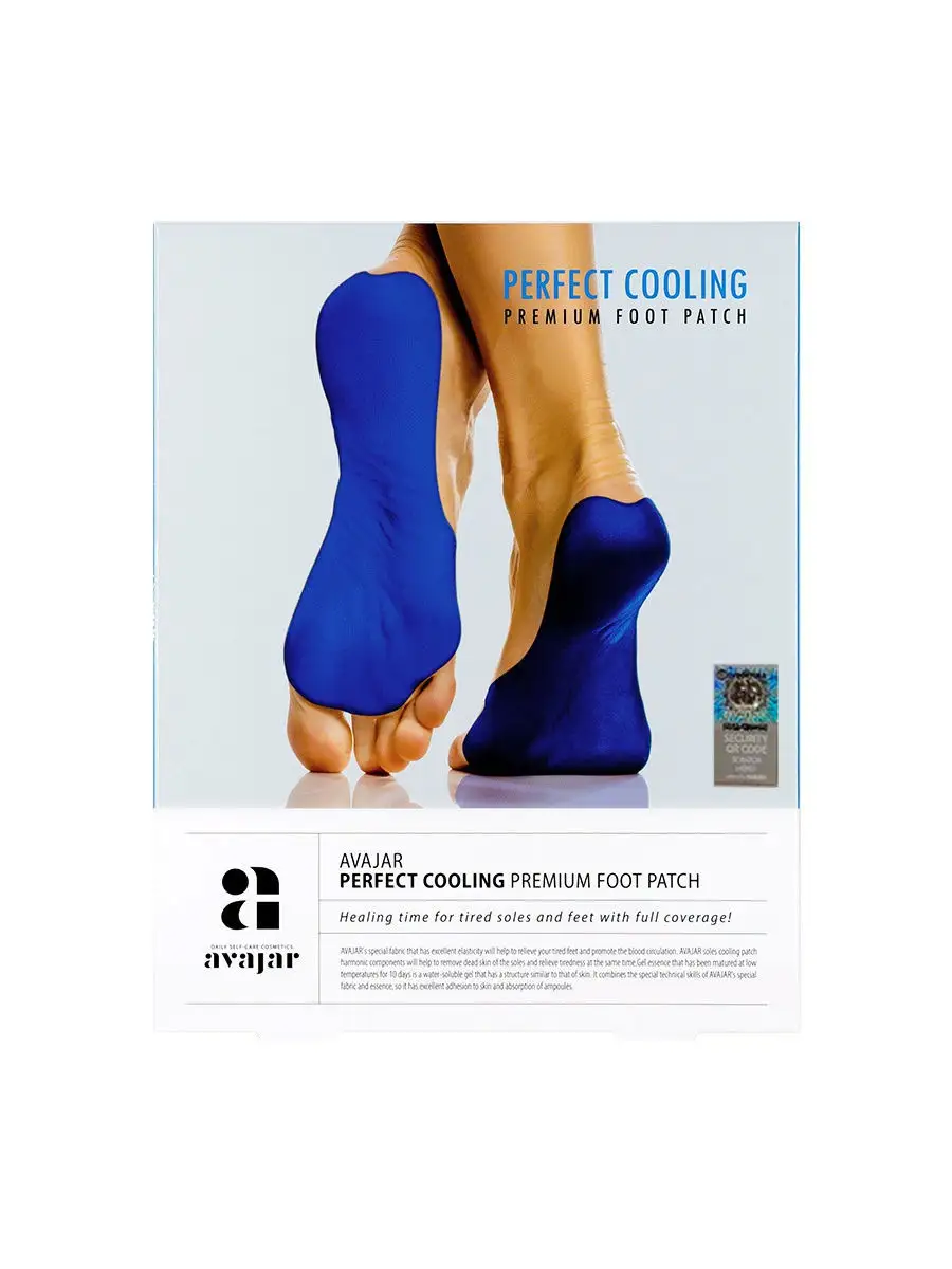 Охлаждающие детокс патчи для ступней ног Avajar Perfect Cooling Premium  Foot Patch, 1 шт. Avajar 9133868 купить в интернет-магазине Wildberries