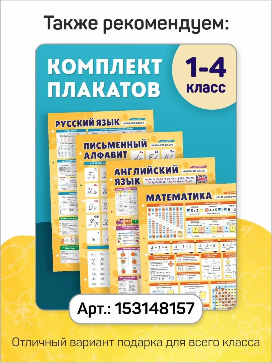 Карточки 2-4 класс. Математика и русский Выручалкин 9136692 купить за 347 ₽  в интернет-магазине Wildberries