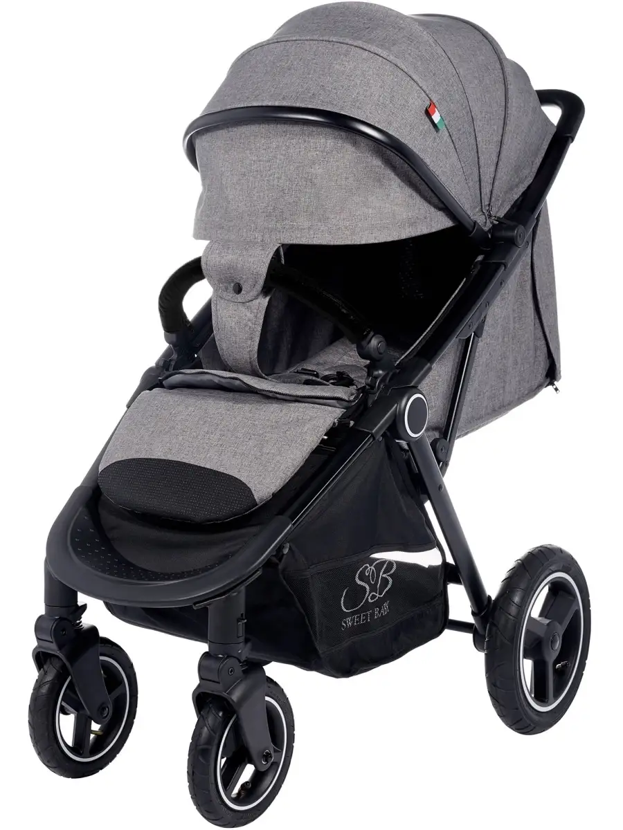 Прогулочная коляска Sweet Baby Suburban Compatto Gray (Air) Sweet Baby  9138189 купить в интернет-магазине Wildberries