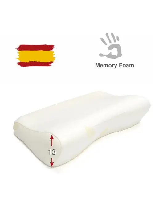 Memory Foam Анатомическая подушка c выемкой под плечо Shoulder M, белый