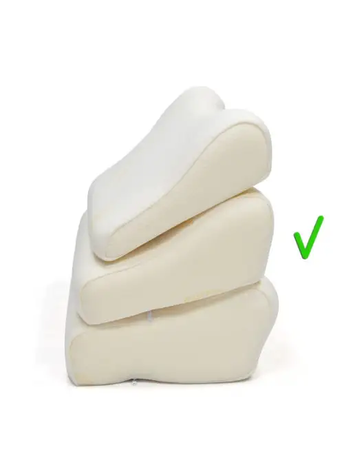 Memory Foam Анатомическая подушка c выемкой под плечо Shoulder M, белый, фото 5