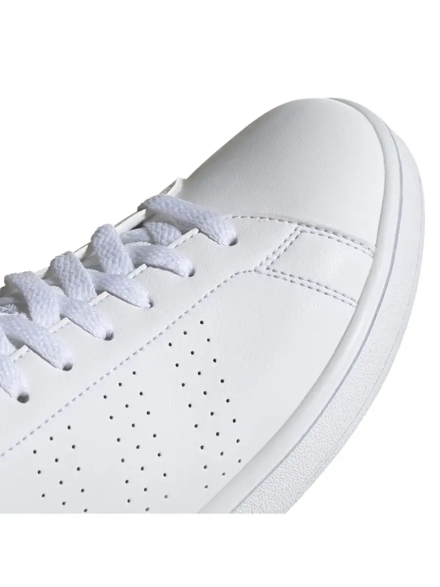 Adidas advantage clearance full white