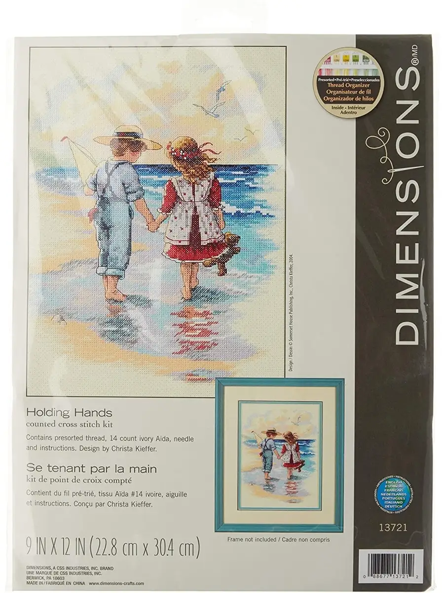 Dimensions Shop. Набор для вышивания Dimensions Holding Hands (Держась за руки)