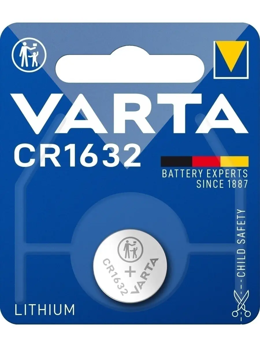 Батарейка VARTA ELECTRONICS CR 1632 VARTA 9176342 купить в  интернет-магазине Wildberries