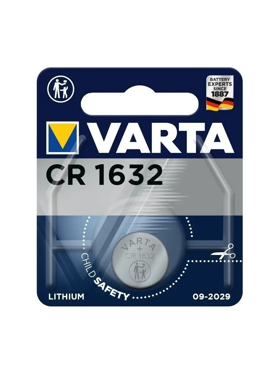 Батарейка VARTA ELECTRONICS CR 1632 VARTA 9176342 купить в  интернет-магазине Wildberries