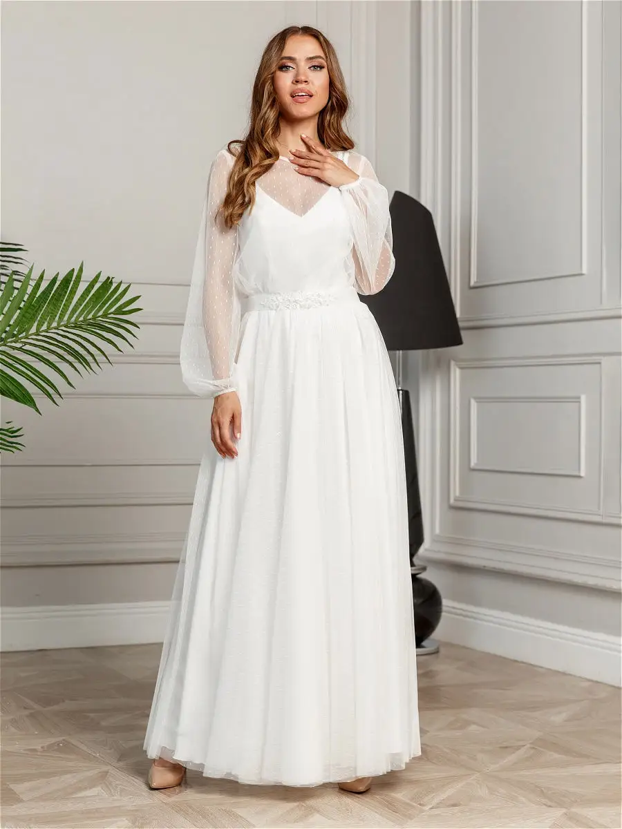 Вечернее платье на свадьбу в пол WANT THAT DRESS 9208837 купить в  интернет-магазине Wildberries