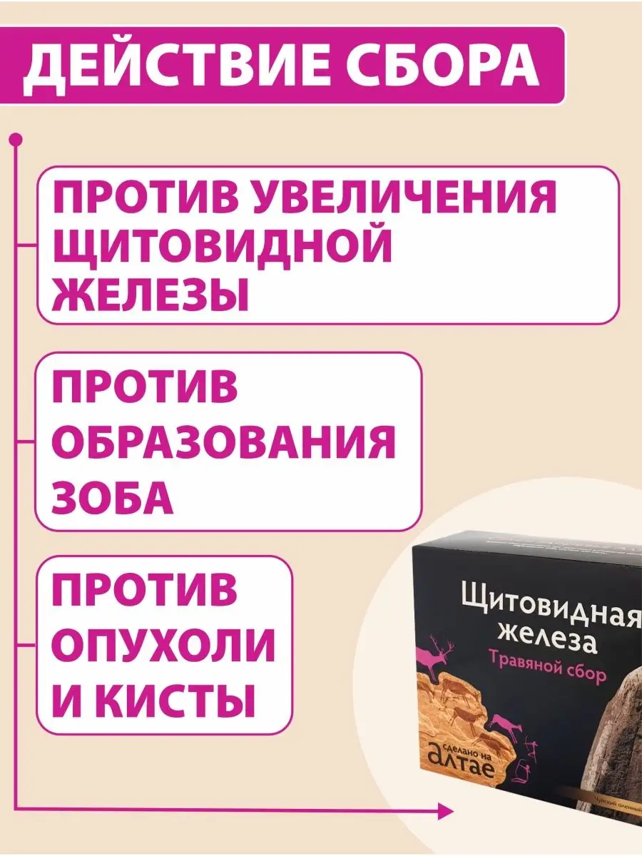 Травяной сбор Щитовидная железа Алтайские традиции 9213250 купить за 368 ₽  в интернет-магазине Wildberries