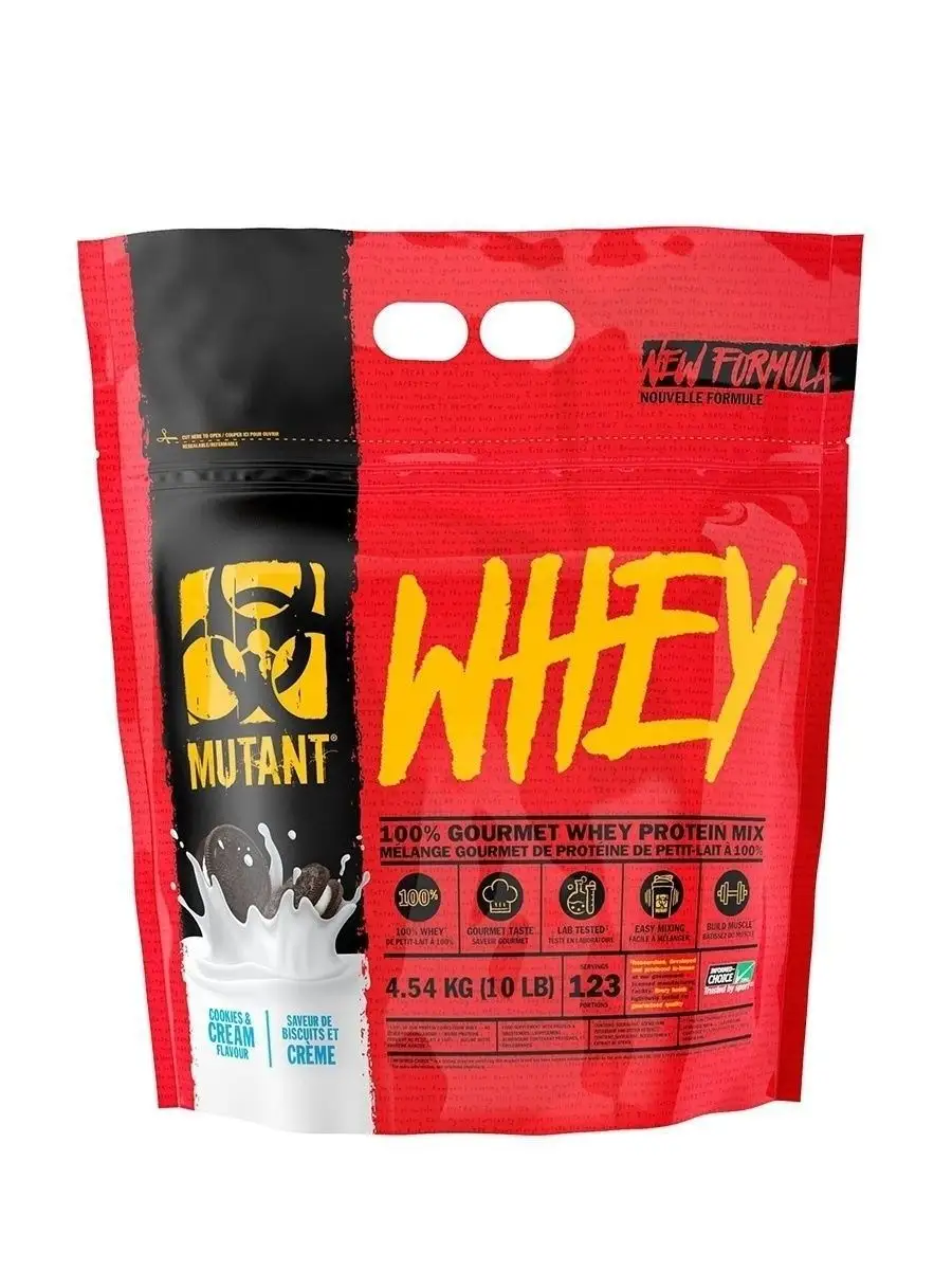 Протеин Whey, 4540 г - Печенье с кремом Mutant 9237840 купить за 10 763 ₽ в  интернет-магазине Wildberries