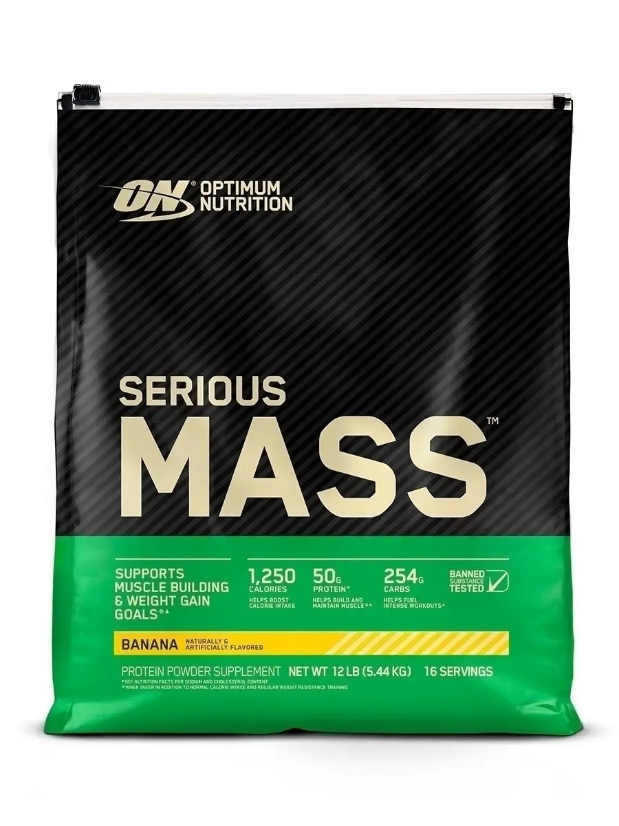 Гейнер Сириус Масс Serious mass, 5440 г - Банан