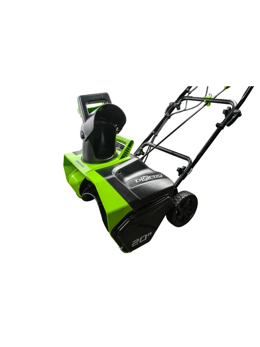 Greenworks Снегоуборщик аккумуляторный 40V, 51 см, АКБ 4Ач и ЗУ, 51, фото 4