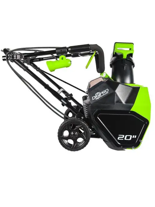 Greenworks Снегоуборщик аккумуляторный 40V, 51 см, АКБ 4Ач и ЗУ, 51, фото 6