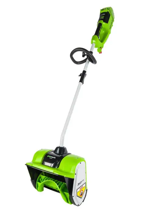 Greenworks Снегоуборщик аккумуляторный 40V, 30 см, АКБ 2Ач и ЗУ, вариант, фото 2