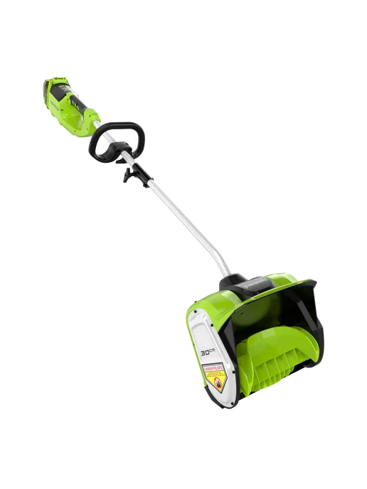 Greenworks Снегоуборщик аккумуляторный 40V, 30 см, АКБ 2Ач и ЗУ, вариант, фото 5