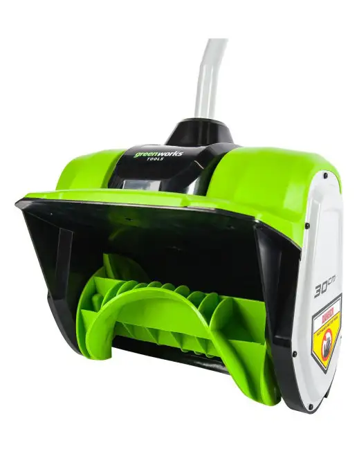 Greenworks Снегоуборщик аккумуляторный 40V, 30 см, АКБ 2Ач и ЗУ, вариант, фото 7