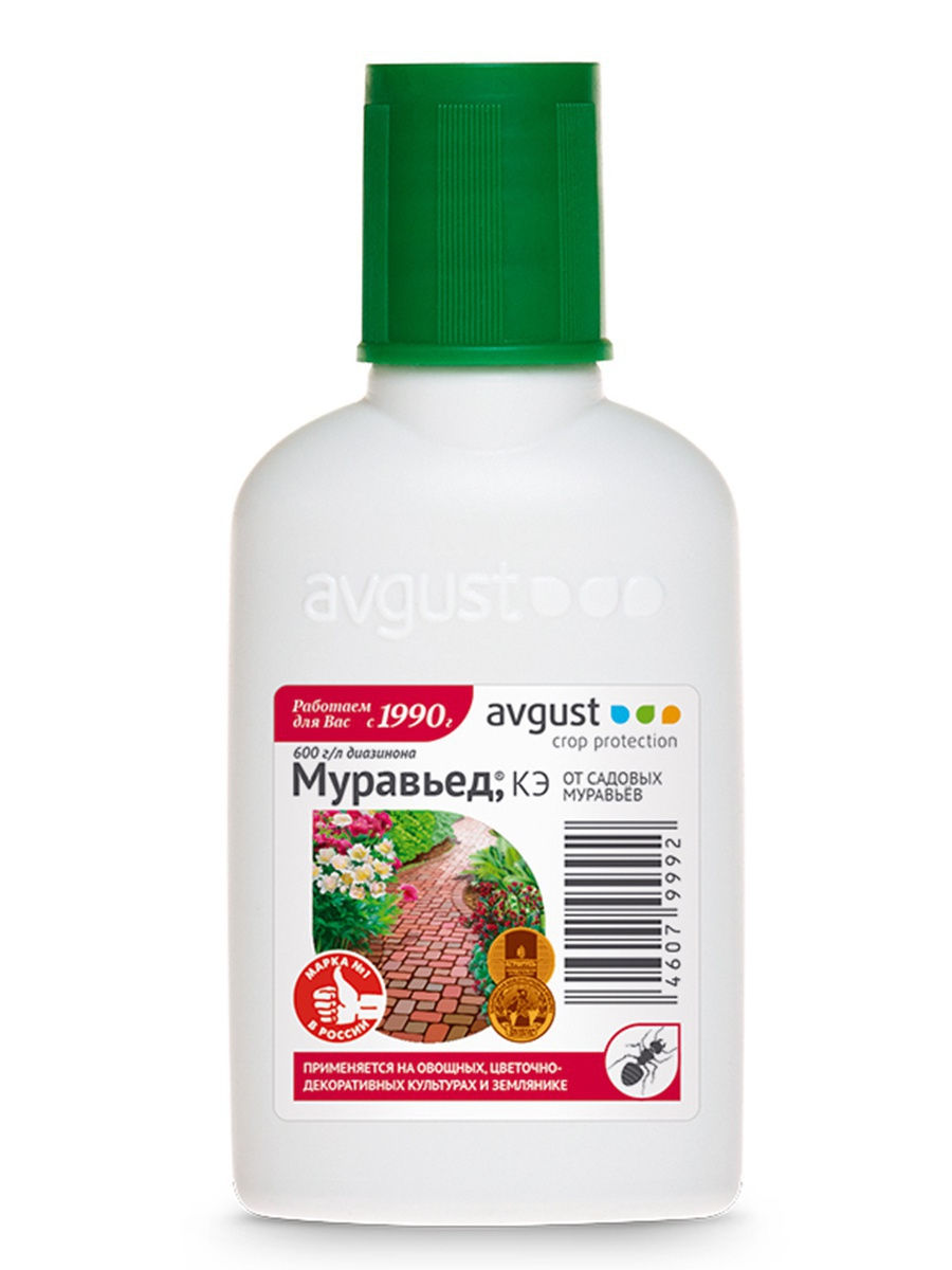 Средство от садовых муравьев Муравьед КЭ, 50 мл Август AVGUST 9245077  купить в интернет-магазине Wildberries
