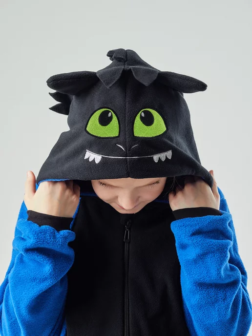 Wesen Кигуруми динозавр для мальчика, синий