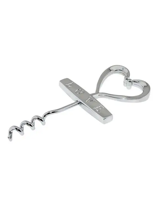 МУЛЬТИДОМ Штопор сердечко размер 12х5,5 см, 12x5.5 см