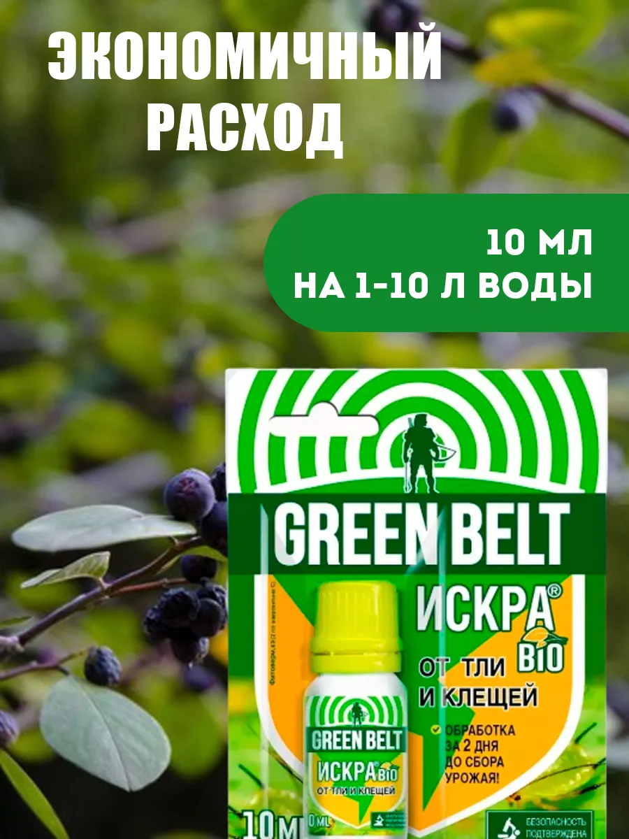 Препарат от тли и клещей ИСКРА БИО, 10 мл Грин Бэлт 9311408 купить в  интернет-магазине Wildberries