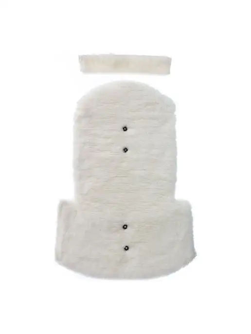 Nuovita Муфта зимняя для рук Polare Bianco на коляску, оранжевый, фото 8