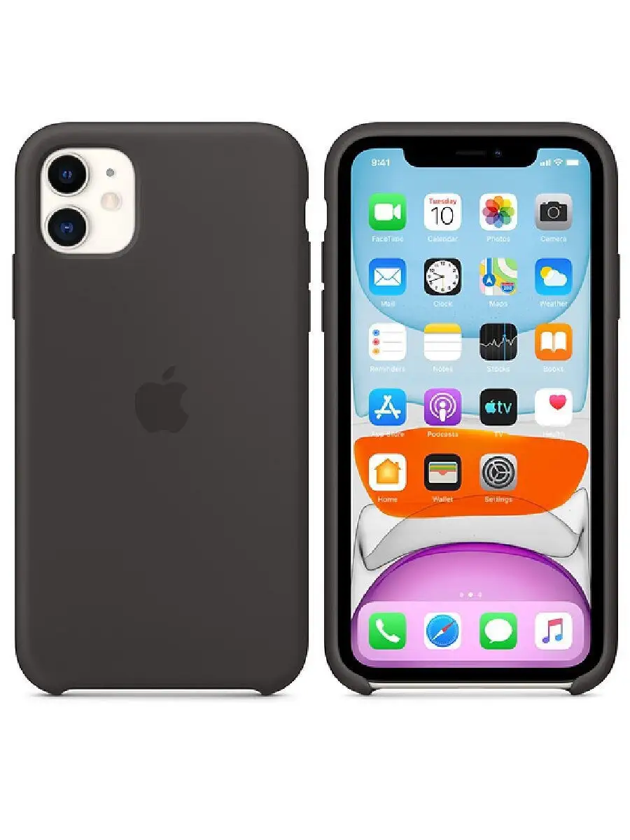 Силиконовый чехол для Iphone 11 Apple 9323556 купить в интернет-магазине  Wildberries