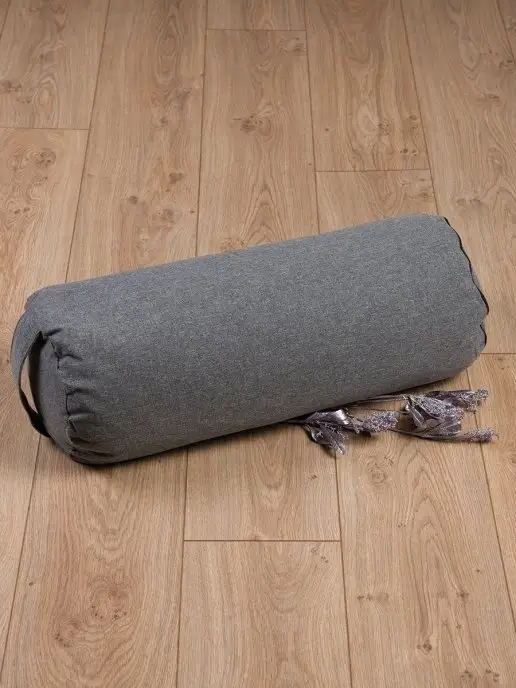 BIO-TEXTILES Валик болстер для спины с лузгой гречихи 70x22 для массажа, массажа, фото 2