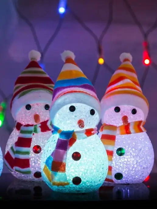 NEON-NIGHT Светодиодная новогодняя фигура Снеговик декор, вариант, фото 7