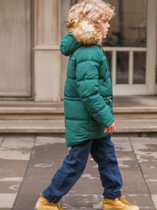 AVIVA kids Пуховик, зеленый, фото 14