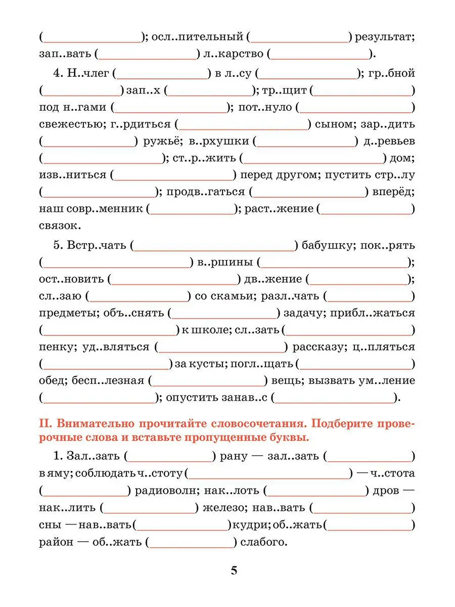 Русский язык. Тренажёр по орфографии и пунктуации. 5 класс Попурри 9374690  купить за 315 ₽ в интернет-магазине Wildberries