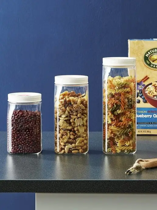 LocknLock Банки для сыпучих продуктов набор 3 шт 1,3 л пластик, 3 шт, 1,3 л, фото 8