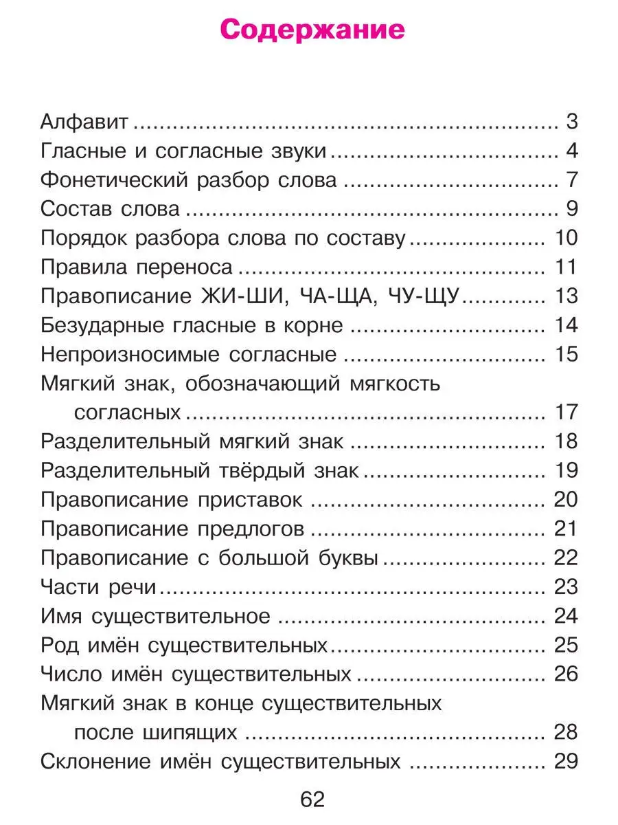 ИД ЛИТЕРА Русский язык для младших школьников в таблицах и схемах