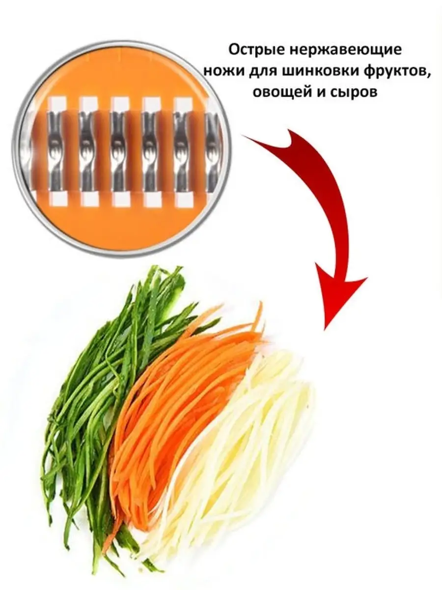 терка для овощей/для корейской моркови/овощерезка/овощерезка  ручная/шинковка FAMI KITCHEN 9427555 купить в интернет-магазине Wildberries