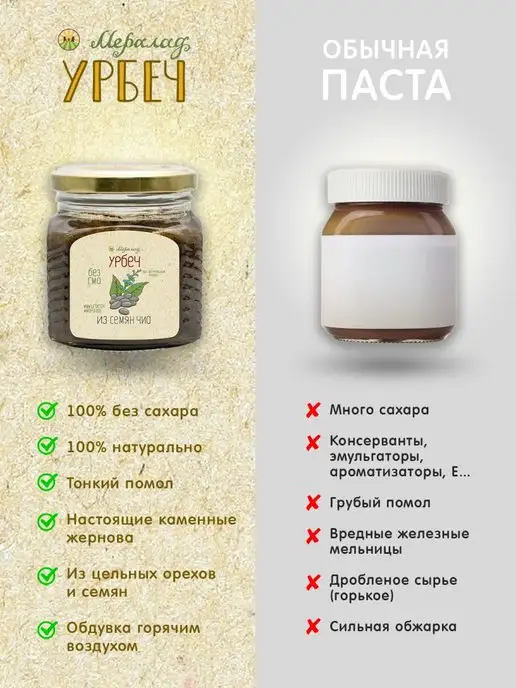 Мералад Семена чиа для похудения натуральные урбеч 1 кг, 1 кг, фото 8