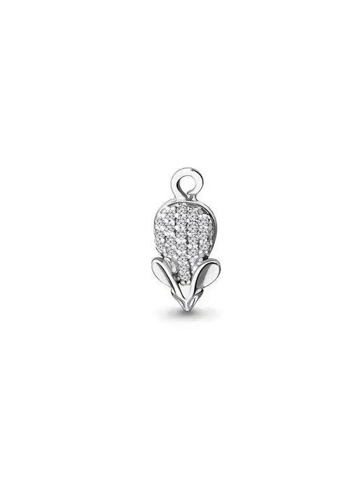 AQUAMARINE Ювелирный сувенир в кошелек Мышь, серый, фото 2