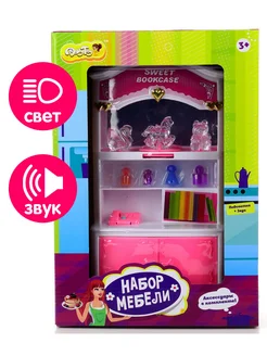 Игрушечная мебель для домика куклы-шкаф с дверцами и звуком DollyToy 9457292 купить за 581 ₽ в интернет-магазине Wildberries