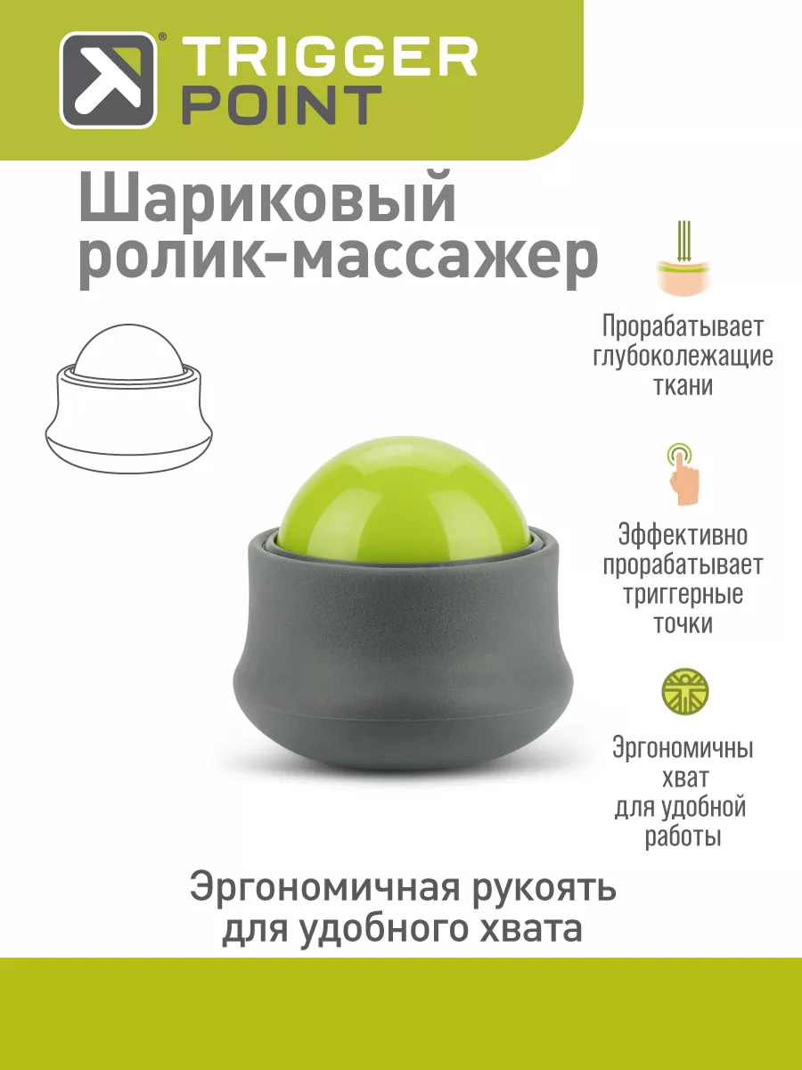 Шариковый ролик-массажер HANDHELD Trigger Point 9465526 купить за 1 287 ₽ в  интернет-магазине Wildberries