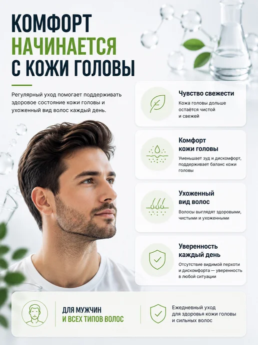 Selenta Шампунь от перхоти с Климбазолом 1.75%, 250 мл, фото 7