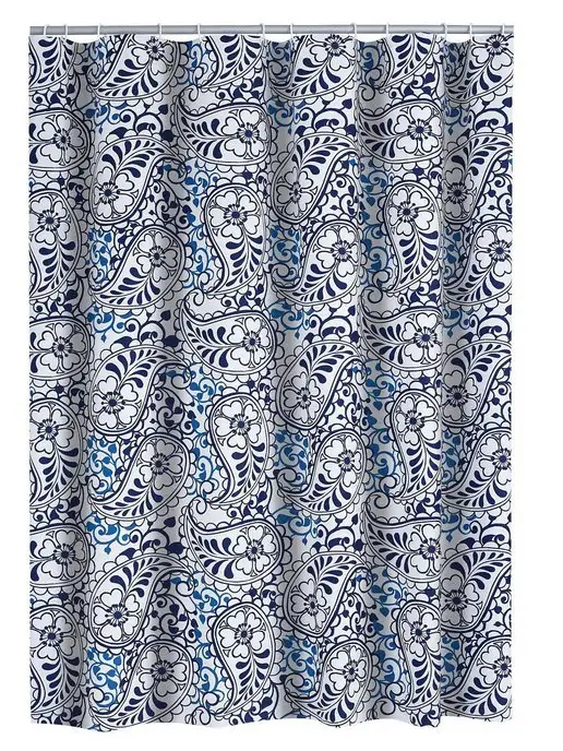 Ridder Штора для ванных комнат Oriental синий голубой 180*200, 180x200, фото 2