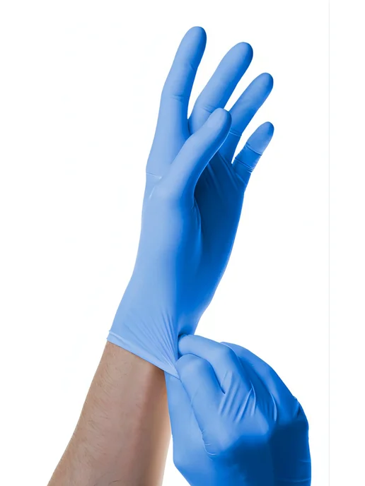 SFM Hospital Products GmbH Перчатки SFM нитриловые M 100 шт, 100 шт, фото 4