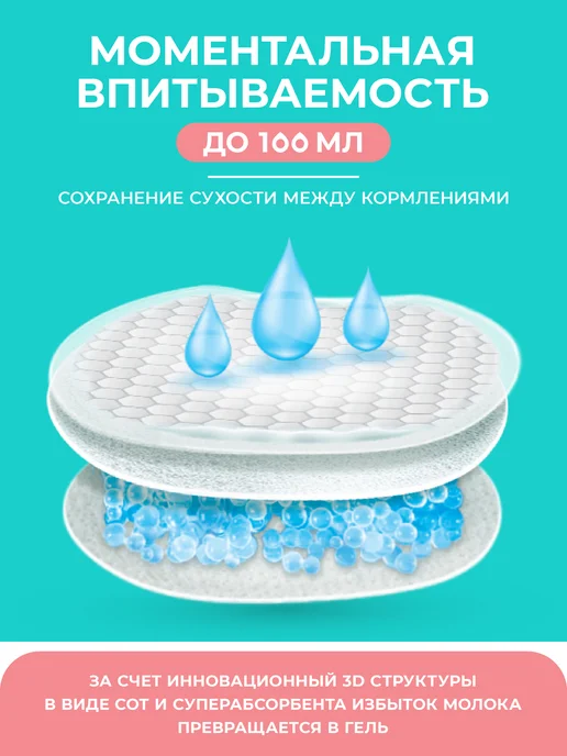 FRAU COMFORT Прокладки для груди, вкладыши, 36 шт, 36 шт, фото 2