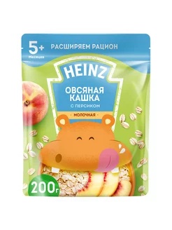 Каша Heinz молочная овсяная с персиком 200 г с 5 месяцев Heinz 9515575 купить за 68 ₽ в интернет-магазине Wildberries